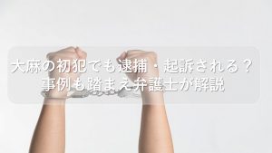 大麻リキッドの初犯は逮捕?不起訴?専門弁護士が解説