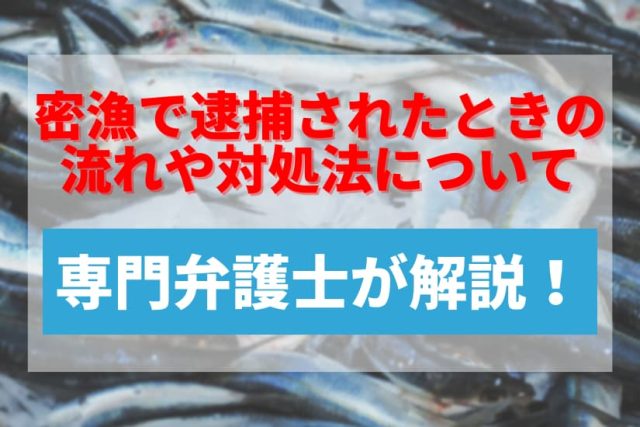 密漁で逮捕はある？その後の流れは？専門弁護士が解説