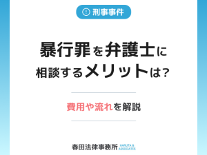 暴行罪で弁護士に相談するメリットは？費用や流れを解説
