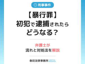 【暴行罪】初犯で逮捕されたらどうなる？弁護士が流れと対処法を解説