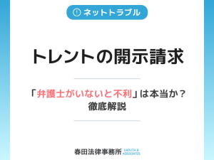 トレントの開示請求：「弁護士がいないと不利」は本当か？徹底解説